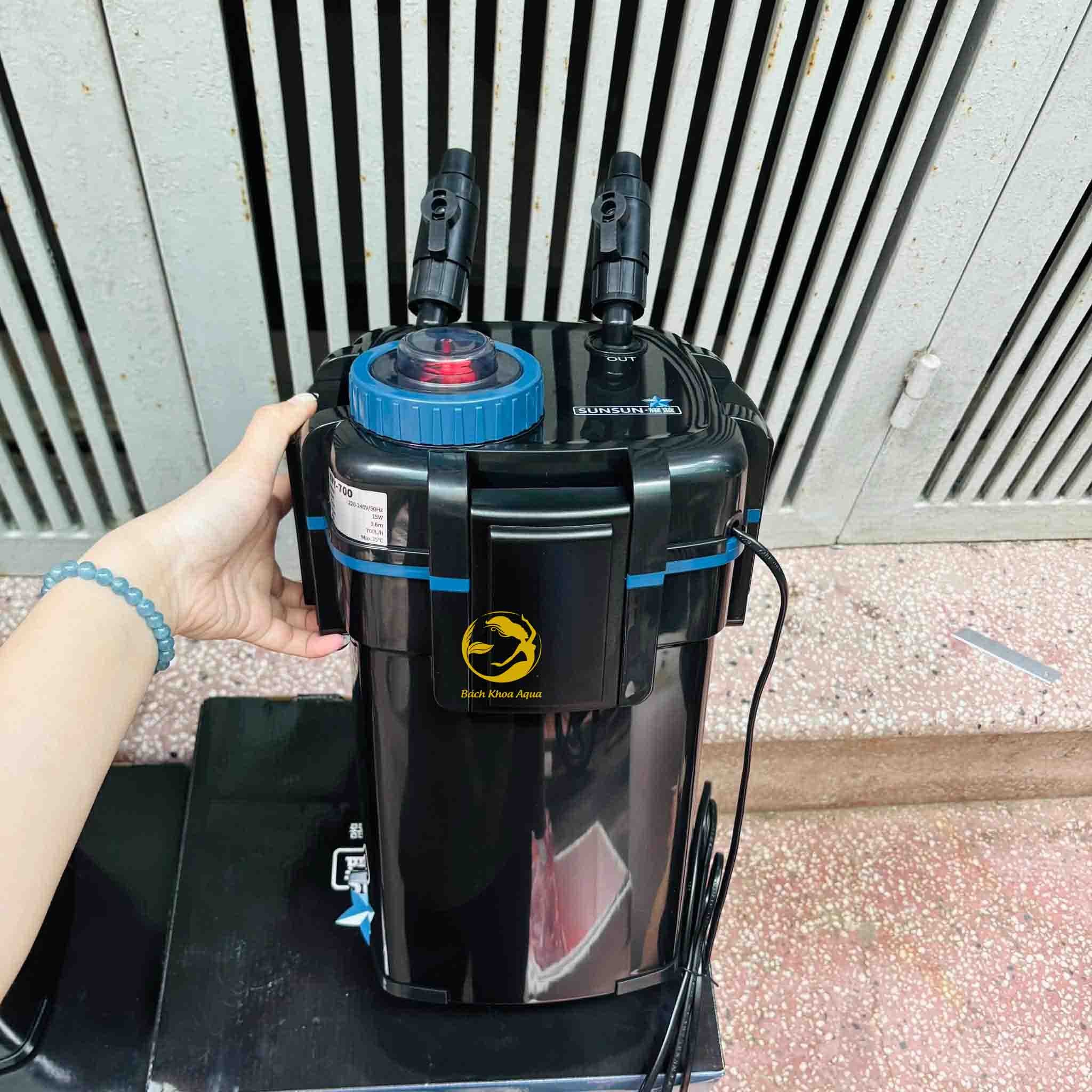 Lọc thùng Sunsun YWY-500 / YWY-600 / YWY-700 đa tầng cho bể cá